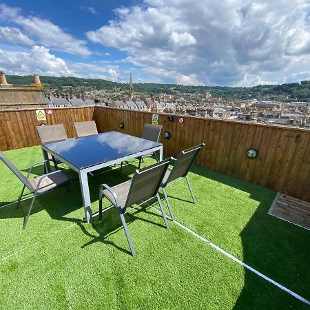 Bath Roof Terrace Apartment, City Centre, Sleeps Up To 8 ภายนอก รูปภาพ